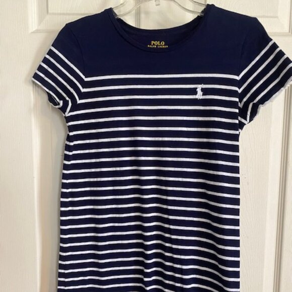 Ralph Lauren Polo T-Shirt Dress Size S Navy - Picture 1 of 5